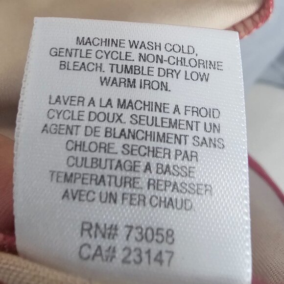 Vintage Talbots Red Pink Floral Midi Skirt Boho Retro Cottagecore 8 - Picture 11 of 12